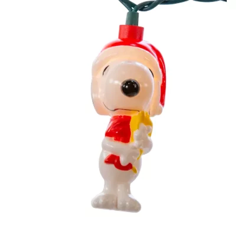 Kurt Adler 10-Light Led Snoopy And Woodstock String Lights