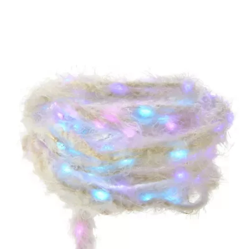 Kurt Adler 120-Light  Fuzzy Multi Strand Led String Lights