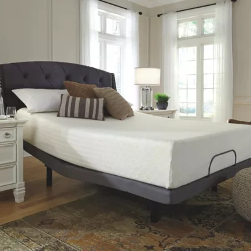 Signature Design by Ashley Chime 12" Plush Memory Foam Mattress a Box