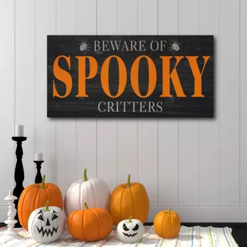 Spooky Canvas Art