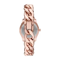 Mixit Womens Crystal Accent Rose Goldtone 5-pc. Watch Boxed Set Fmdjset300