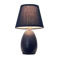 All the Rages Mini Oval Egg Ceramic Table Lamp