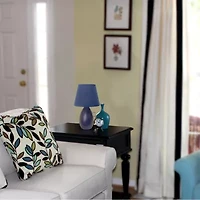 All the Rages Mini Oval Egg Ceramic Table Lamp