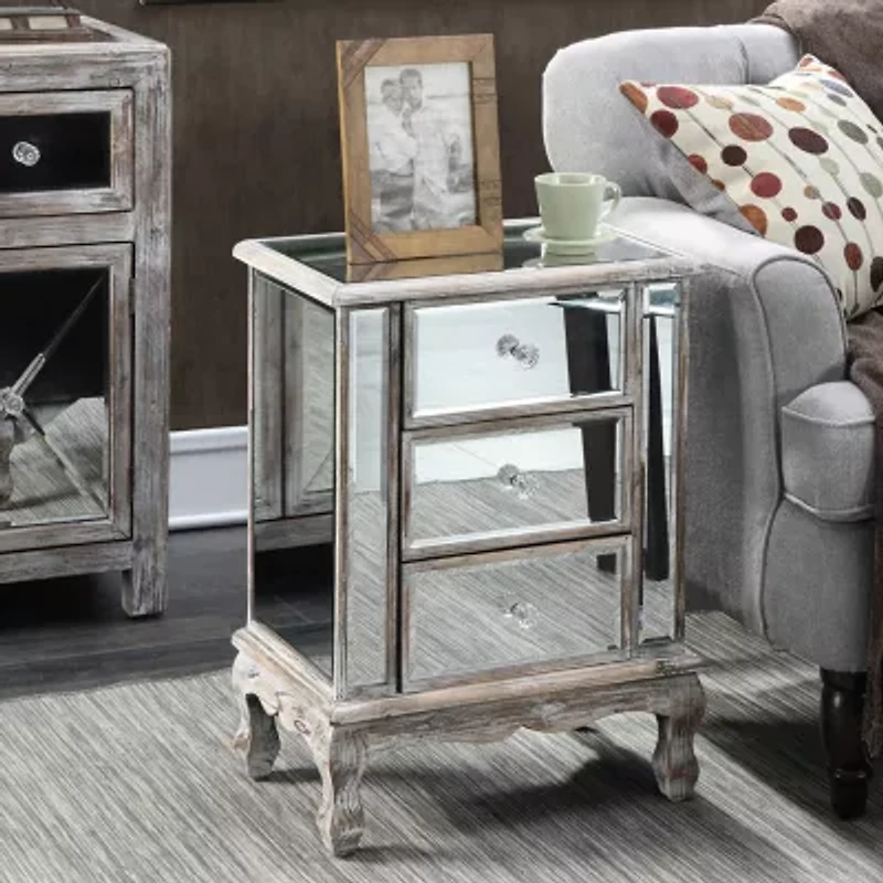 3-Drawer End Table