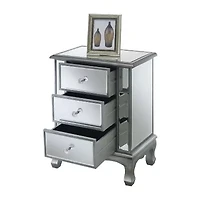 3-Drawer End Table