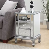 3-Drawer End Table