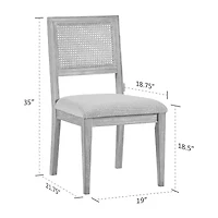 INK+IVY Kelly 2-pc. Upholstered Dining Chair