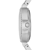 Geneva Ladies Womens Crystal Accent Silver Tone Bracelet Watch Fmdjm234