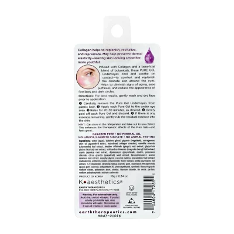 Earth Therapeutics Infused Collagen Pure Gel Undereye