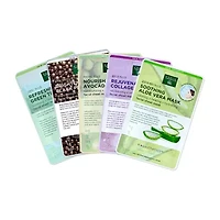 Earth Therapeutics 5 Pack Organic Assorted Beauty Mask