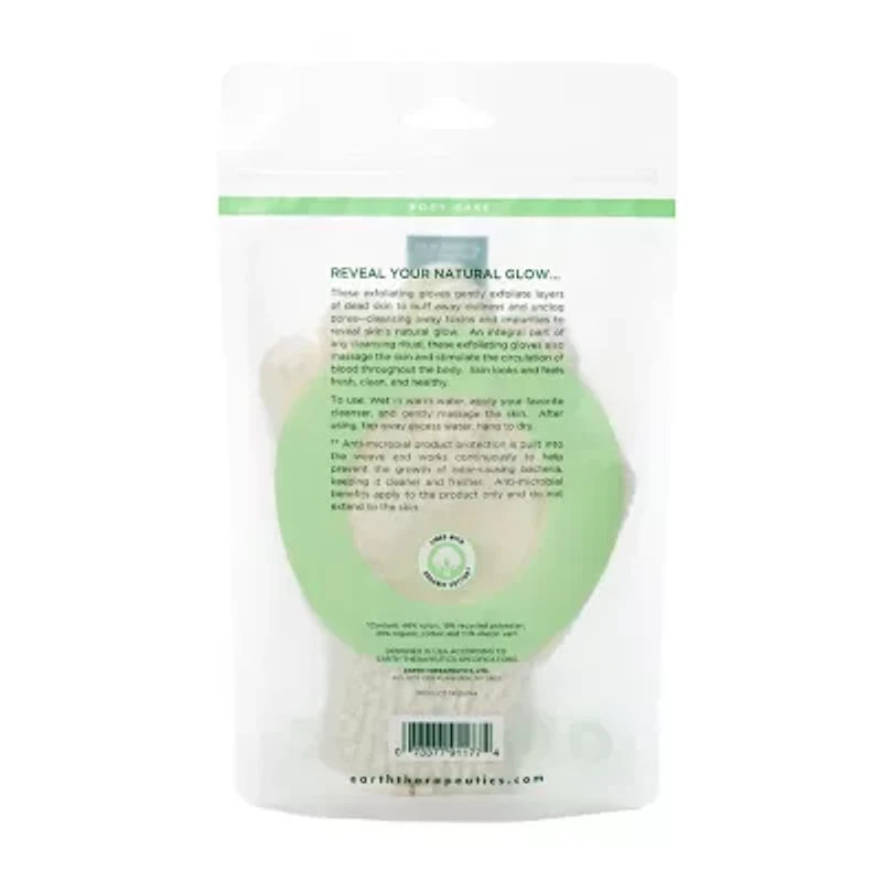 Earth Therapeutics Exfoliating Gloves Buff Skin Loofah Sponge