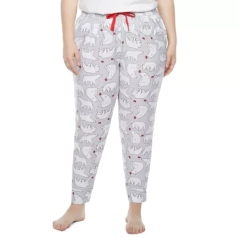 Jaclyn Womens Plus Pajama Pants