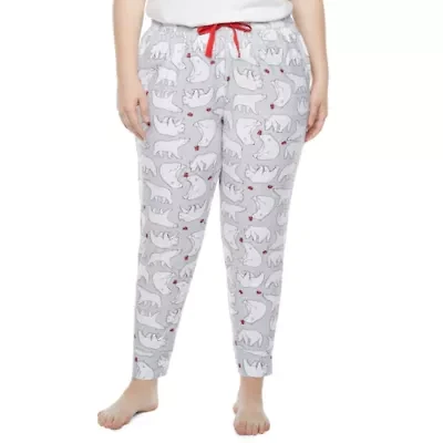 Jaclyn Womens Plus Pajama Pants