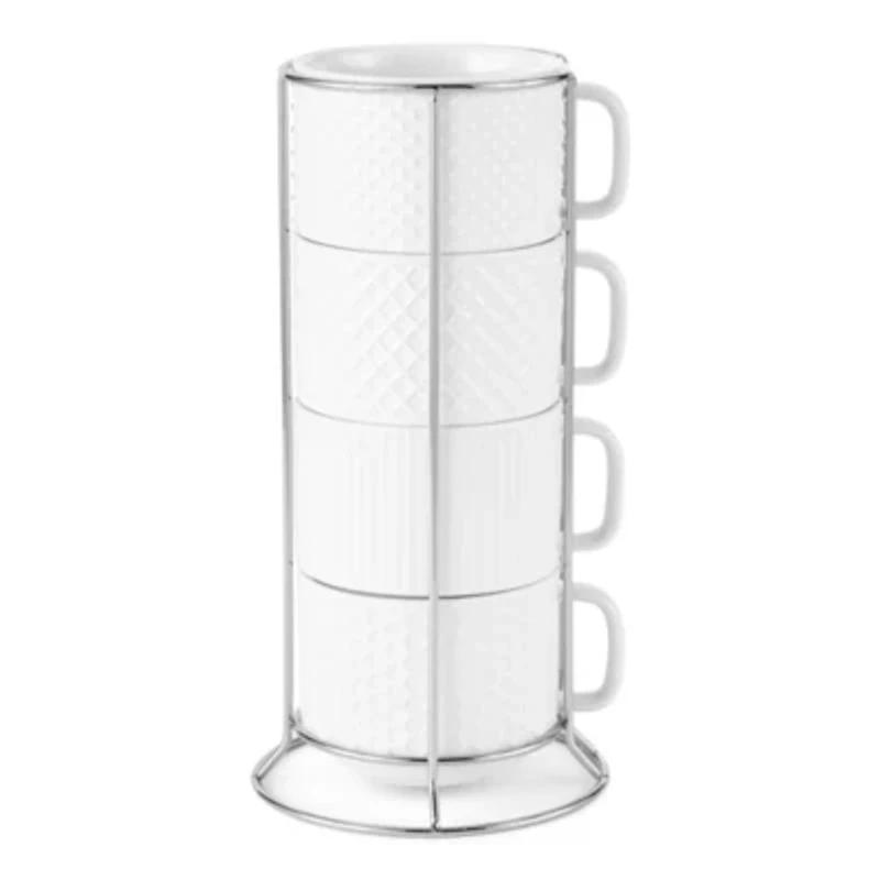 Home Expressions Porcelain 4-pc. Coffee Mug