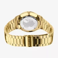 Bering Mens Gold Tone Stainless Steel Bracelet Watch 18940-732