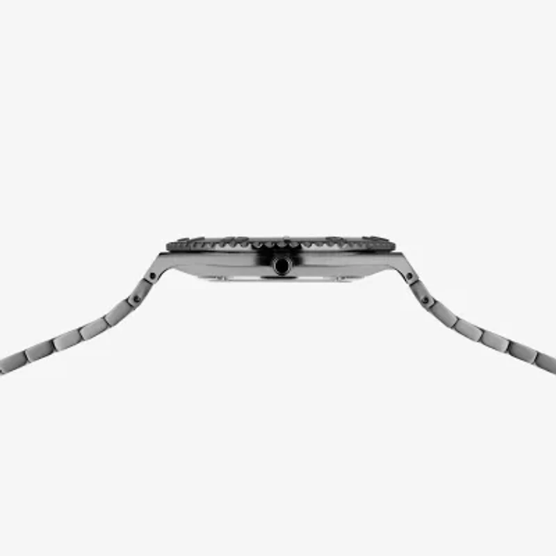 Bering Mens Gray Stainless Steel Bracelet Watch 18940-777