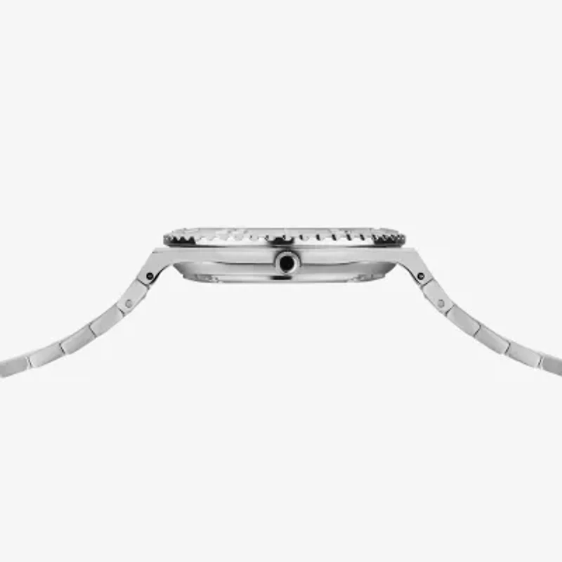 Bering Womens Silver Tone Stainless Steel Bracelet Watch 18936-704