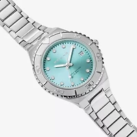 Bering Womens Silver Tone Stainless Steel Bracelet Watch 18936-707
