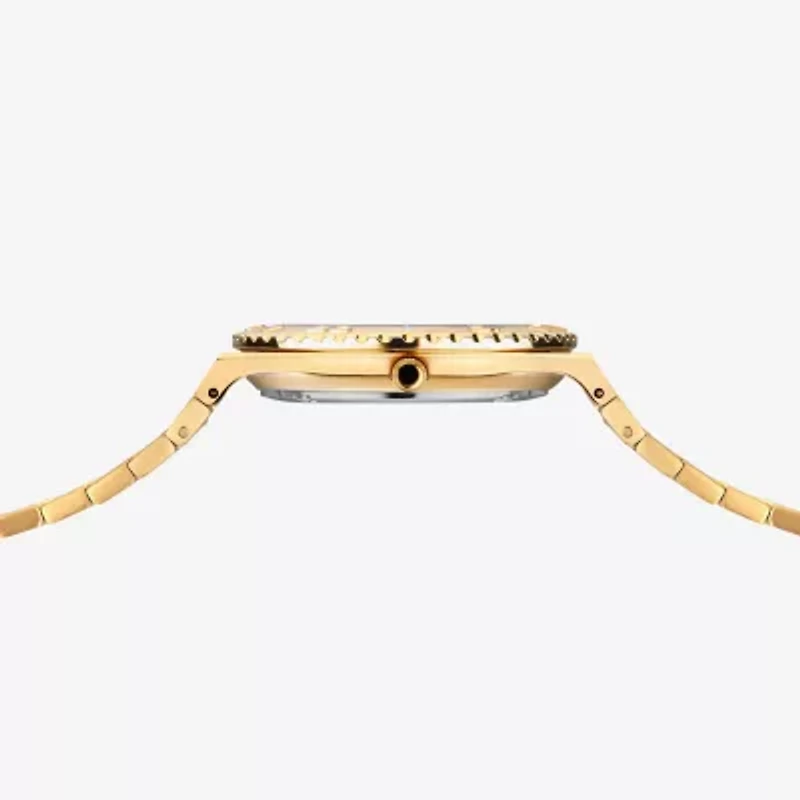 Bering Womens Gold Tone Stainless Steel Bracelet Watch 18936-734