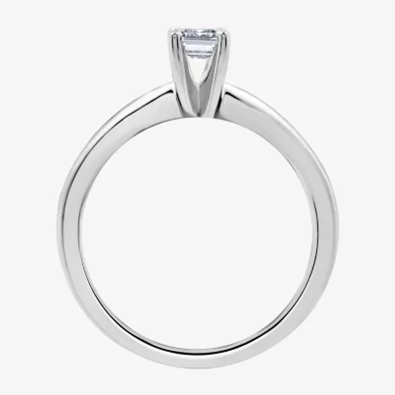 I Said Yes (H-I / I1) Womens 1 CT. T.W. Lab Grown White Diamond Sterling Silver Solitaire Bridal Set