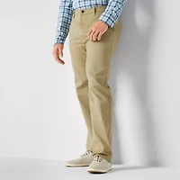 St. John's Bay Universal Easy Care Extender Mens Classic Fit Big and Tall Flat Front Pant