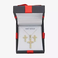 Womens 14K Gold Cross 2-pc. Jewelry Set