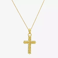 Womens 14K Gold Cross 2-pc. Jewelry Set