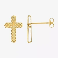 Womens 14K Gold Cross 2-pc. Jewelry Set