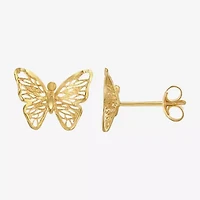Made in Italy Womens 14K Gold Butterfly 2-pc. Jewelry Set