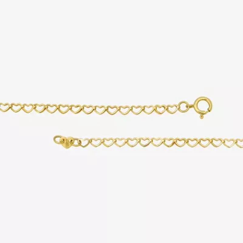 Womens 10K Gold Heart 2-pc. Jewelry Set