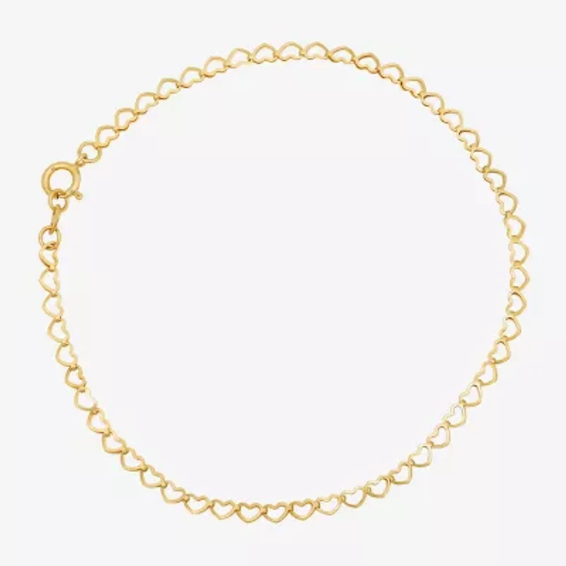 Womens 10K Gold Heart 2-pc. Jewelry Set