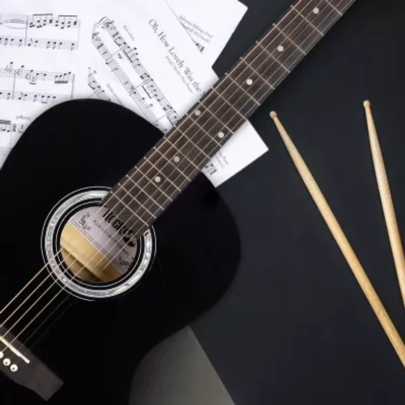Rockjam Acoustic Guitar Kit With Carrying Case