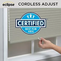 Eclipse Honeycomb Cut-to-Width Cordless Light-Filtering Cellular Shade