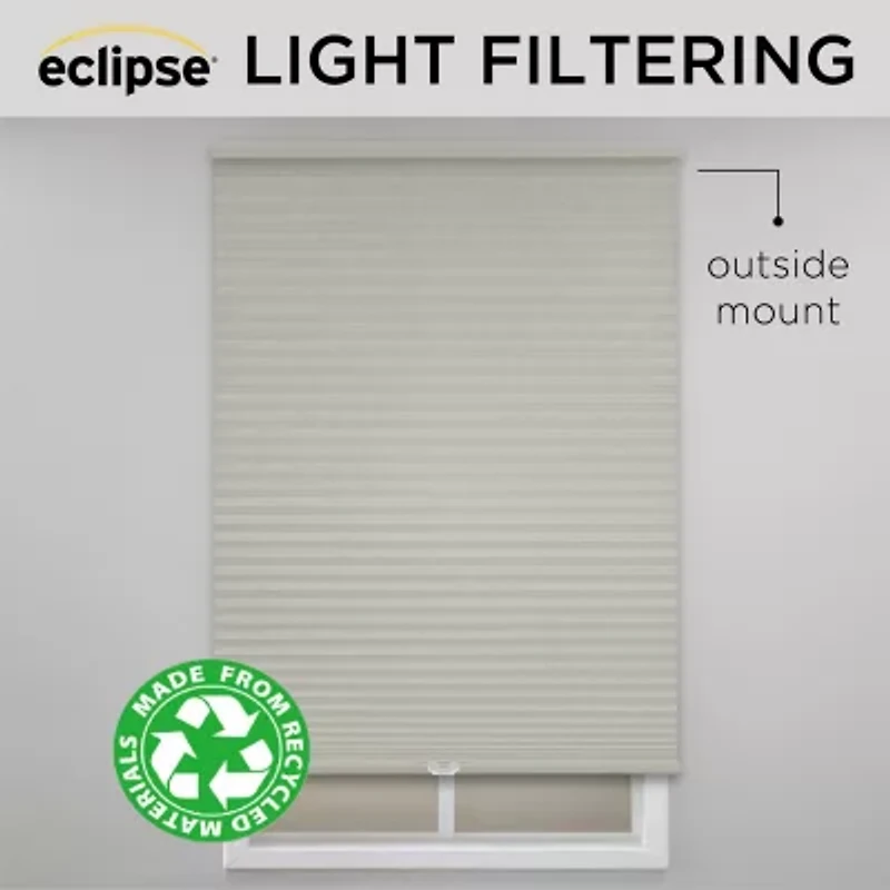 Eclipse Honeycomb Cut-to-Width Cordless Light-Filtering Cellular Shade