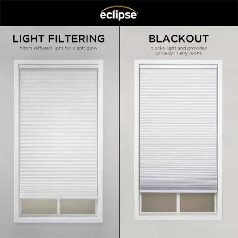 Eclipse Honeycomb Cut-To-Width Cordless Top Down Bottom Up Blackout Cellular Shade