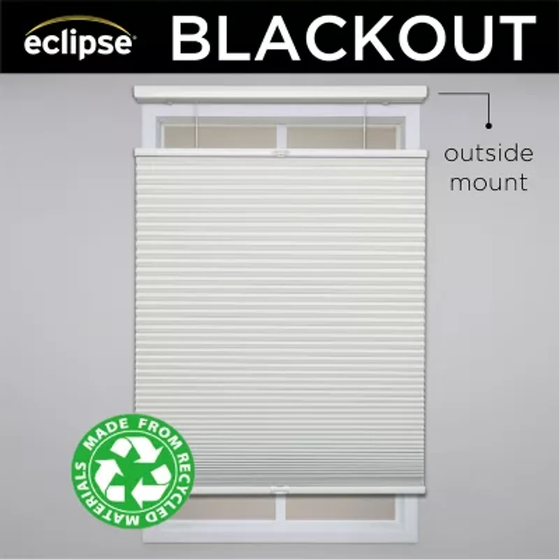 Eclipse Honeycomb Cut-to-Width Cordless Top Down Bottom Up Blackout Cellular Shade