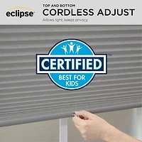 Eclipse Honeycomb Cut-to-Width Cordless Top Down Bottom Up Light-Filtering Cellular Shade