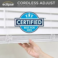 Eclipse 2" Cut-To-Width Cordless Faux Wood Blind