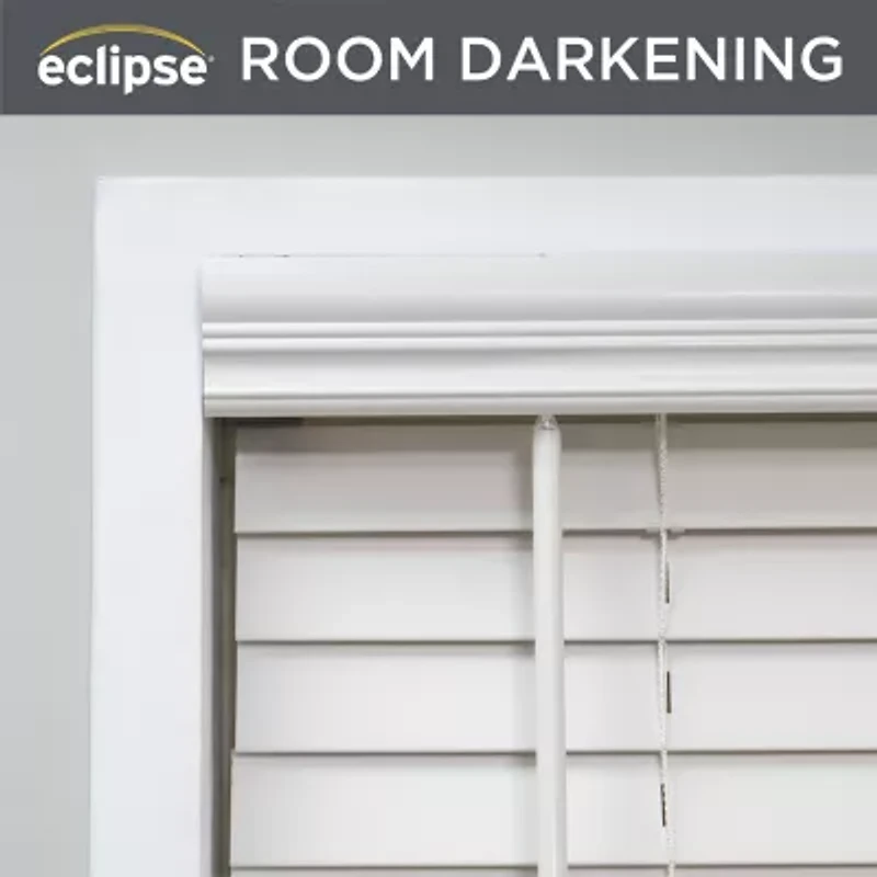 Eclipse 2" Cut-To-Width Cordless Faux Wood Blind