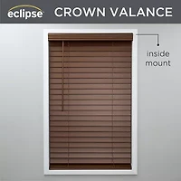 Eclipse Faux Wood 2" Cut-to-Width Cordless Blind