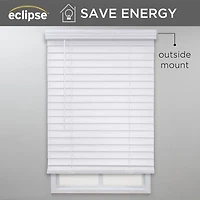Eclipse 2" Cut-To-Width Cordless Faux Wood Blind