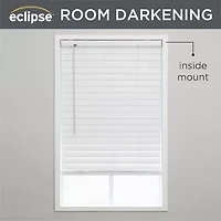 Eclipse Vinyl 2" Cut-To-Width Room Darkening Cordless Mini Blind