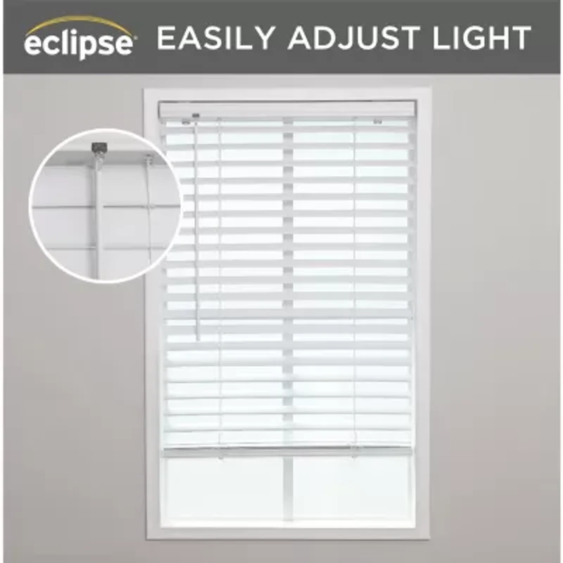 Eclipse Vinyl 2" Cut-To-Width Room Darkening Cordless Mini Blind
