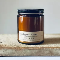 Z CANDLES 8 Oz Eucalyptus + Mint Single Wick Scented Jar Candle