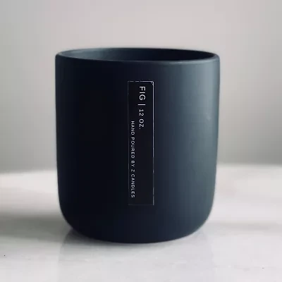 Z CANDLES 12 Oz Fig 2-Wick Scented Jar Candle