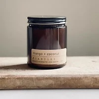 Z CANDLES 8 Oz Mango + Coconut Single Wick Scented Jar Candle