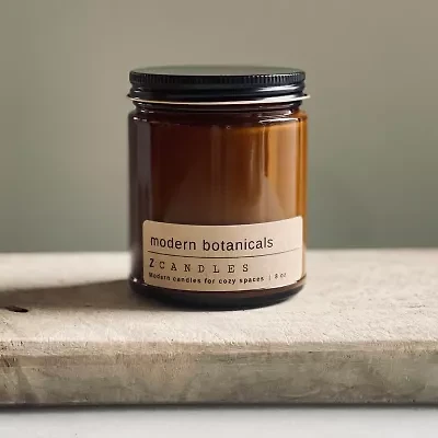 Z CANDLES 8 Oz Modern Botanicals Single Wick Scented Jar Candle