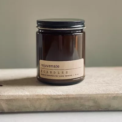 Z CANDLES 8 Oz Rejuvenate Single Wick Scented Jar Candle