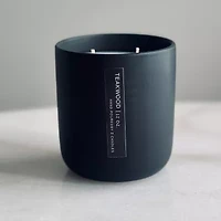 Z CANDLES 12 Oz Teakwood 2-Wick Scented Jar Candle