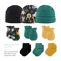 The Peanutshell King Of Jungle Baby Unisex 16-pc. Clothing Set